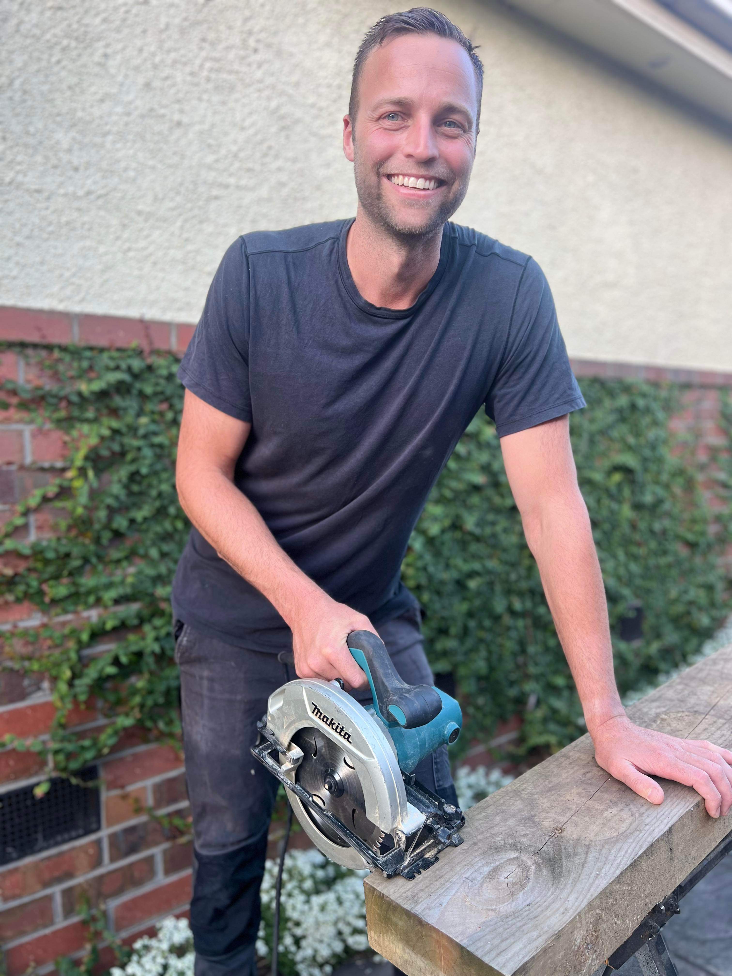 Ben on the job site